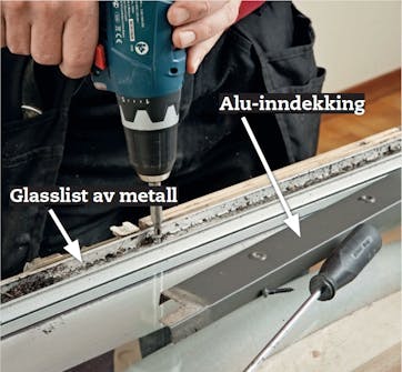 Ruten legges på et par bukker Ruten legges på et par bukker